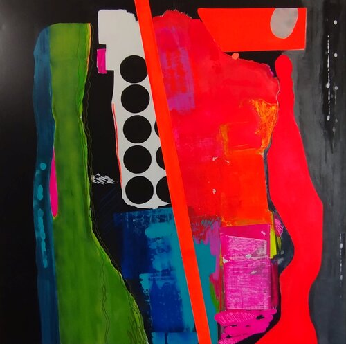 Pop Fusion by Karol Vallée, Painting for Sale on Select