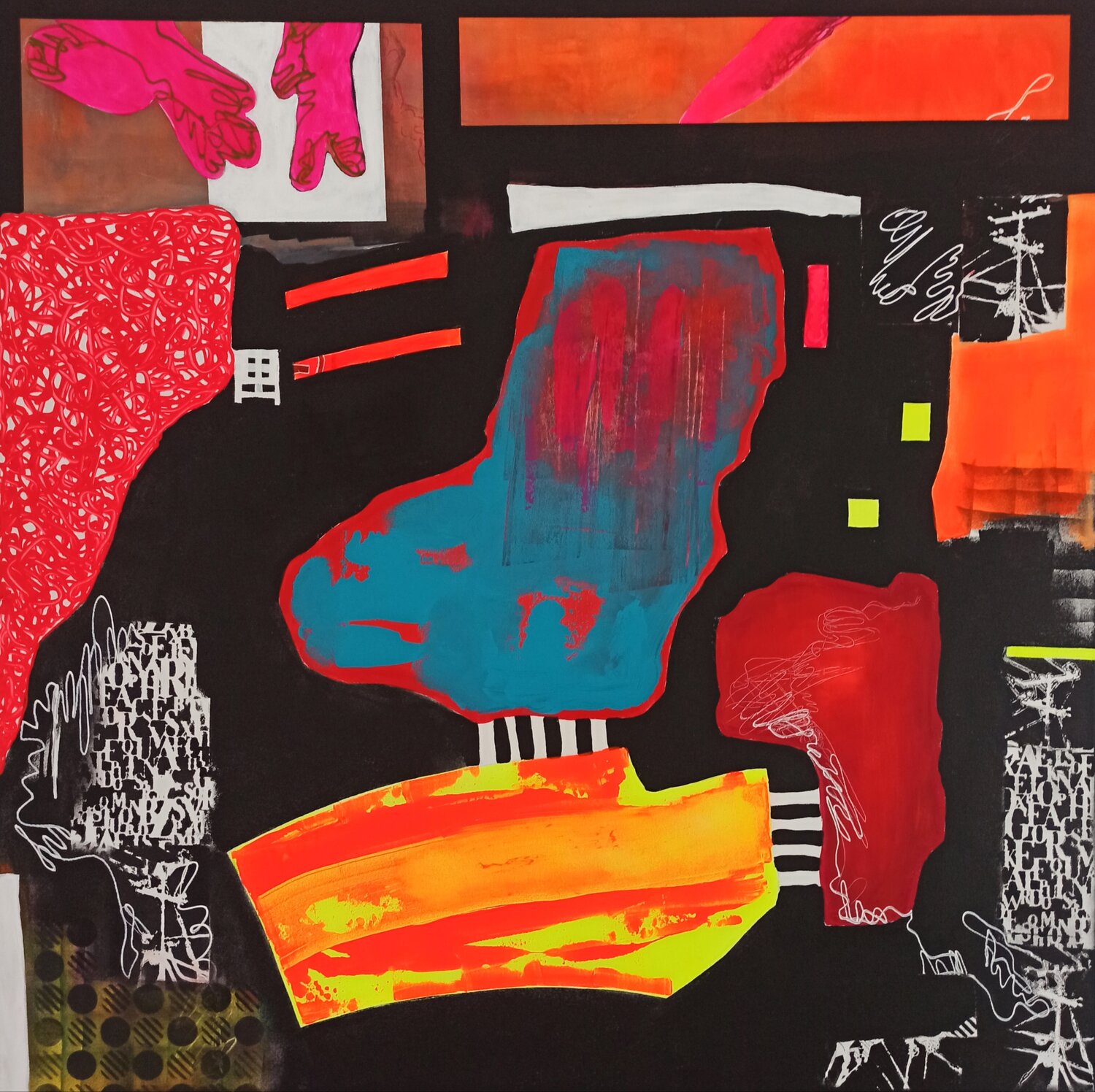 Graffiti Symphony Karol Vallée Original painting for sale