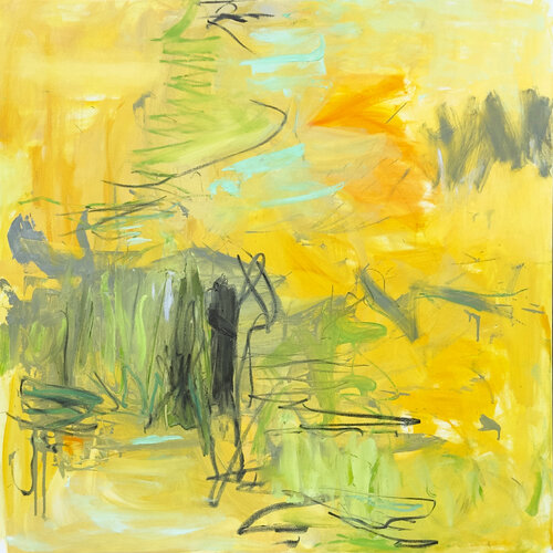 Golden Grass by Trixie Pitts, Painting for Sale on Select