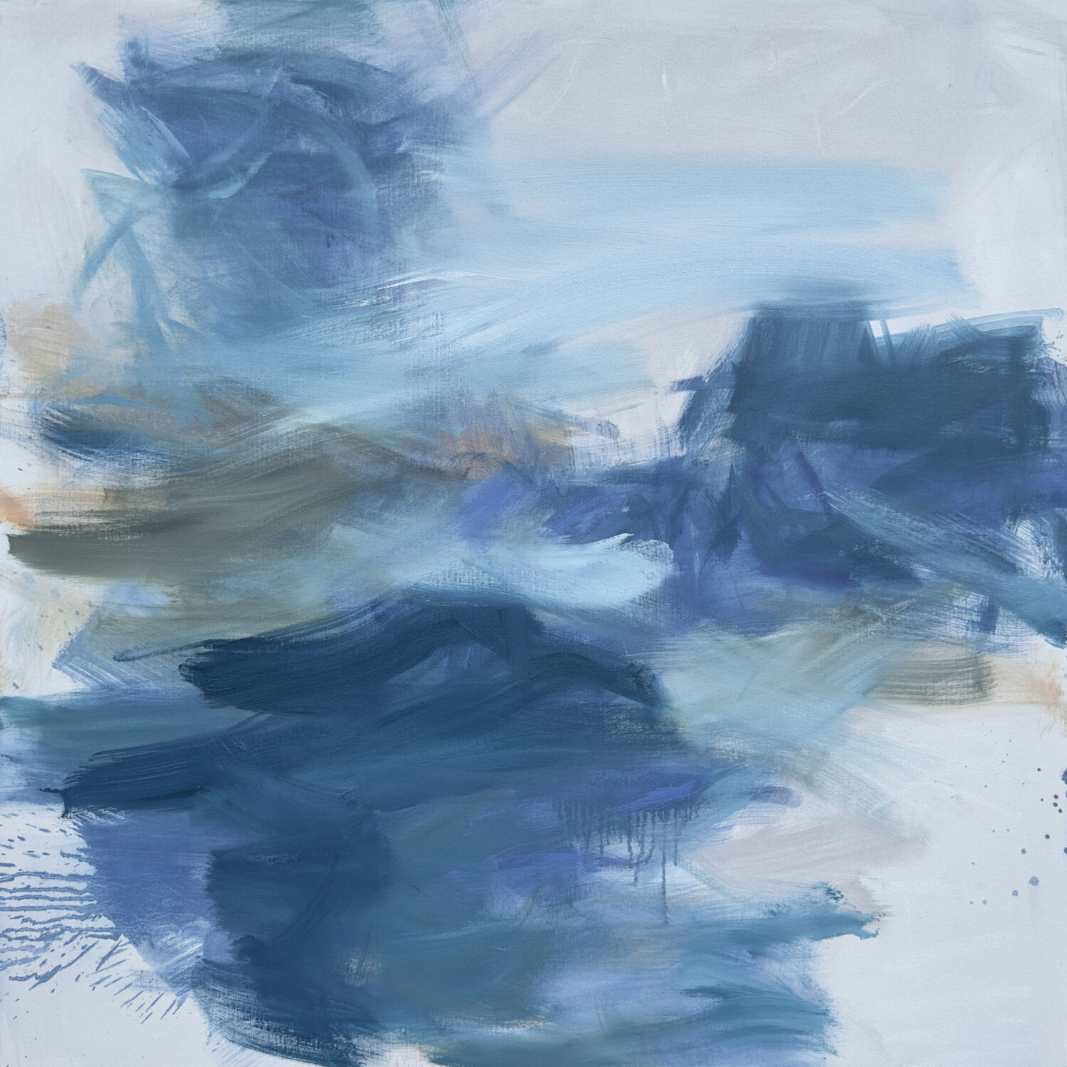 Stormy Seas Trixie Pitts Original painting for sale
