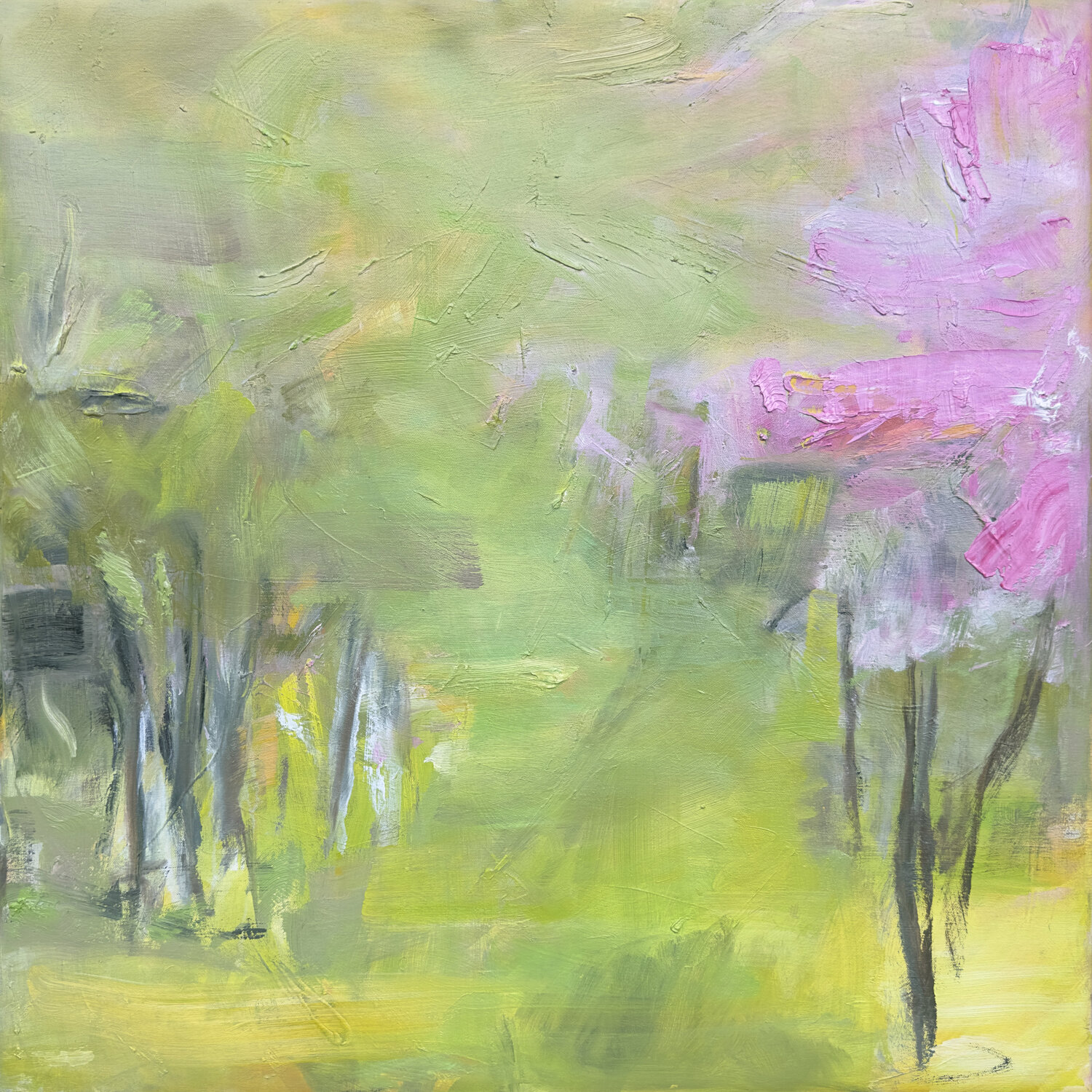 Motomachi Park Trixie Pitts Original painting for sale