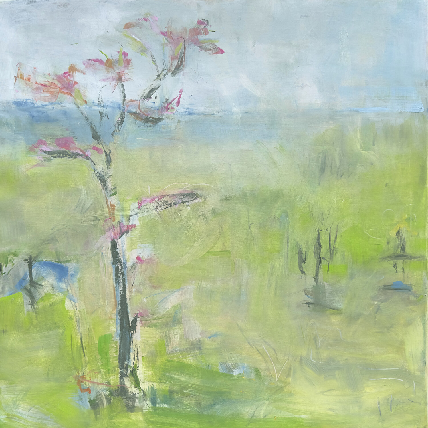 Sakura By The Sea Trixie Pitts Original painting for sale