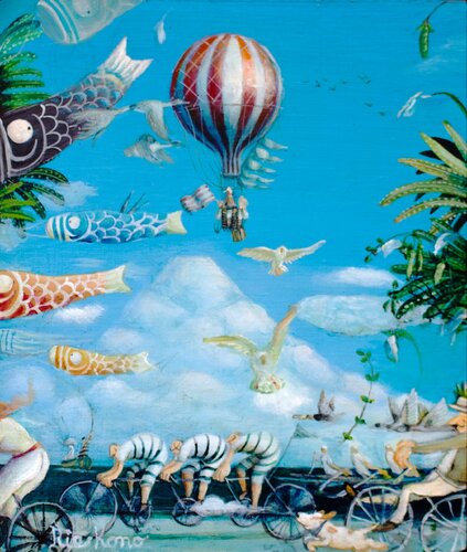 KOINOBORI by Rie Kono, Painting for Sale on Select