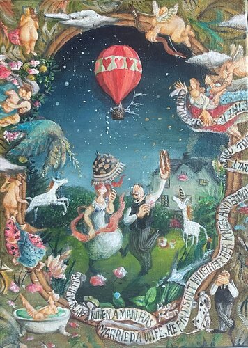 Lovely Love by Rie Kono, Painting for Sale on Select