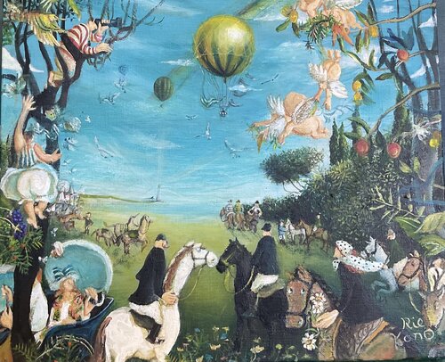 Those days by Rie Kono, Painting for Sale on Select
