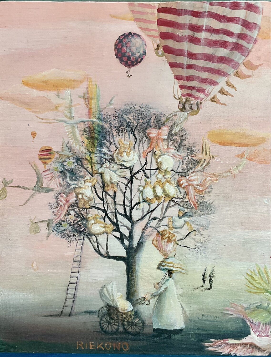 Mom Rie Kono Original painting for sale