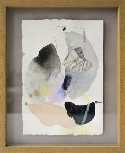 Elans premiers 1 by Julia A. Etedi, Painting for Sale on Select