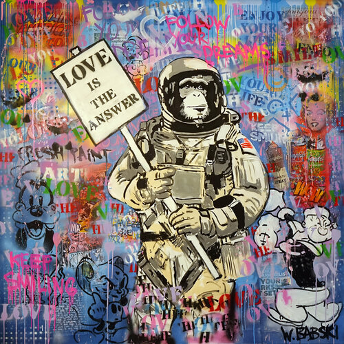 Love is the Answer by Wojtek Babski, Painting for Sale on Select