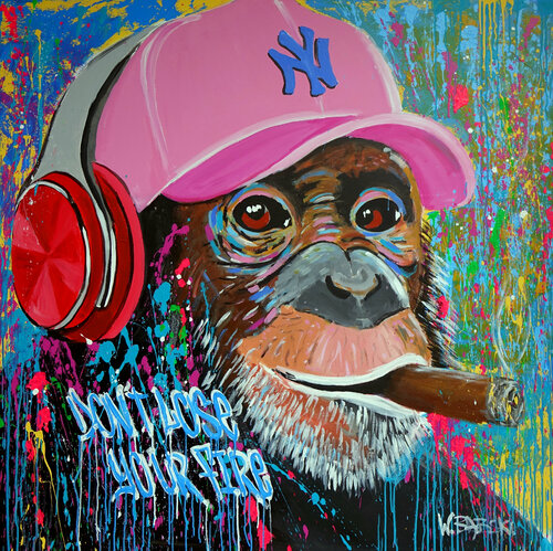 Don't Lose Your Fire by Wojtek Babski, Painting for Sale on Select