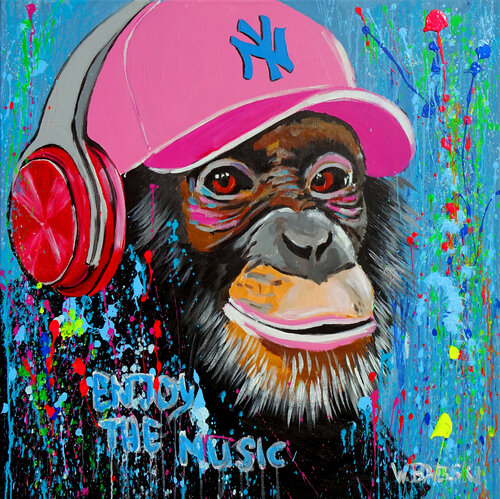 Enjoy the Music by Wojtek Babski, Painting for Sale on Select