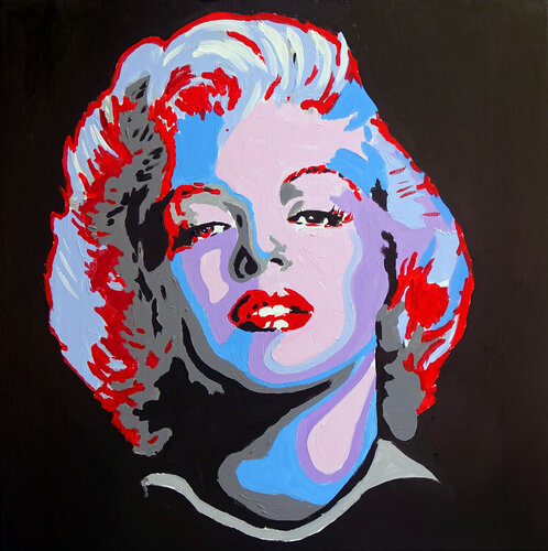 Marylin 3 by Wojtek Babski, Painting for Sale on Select