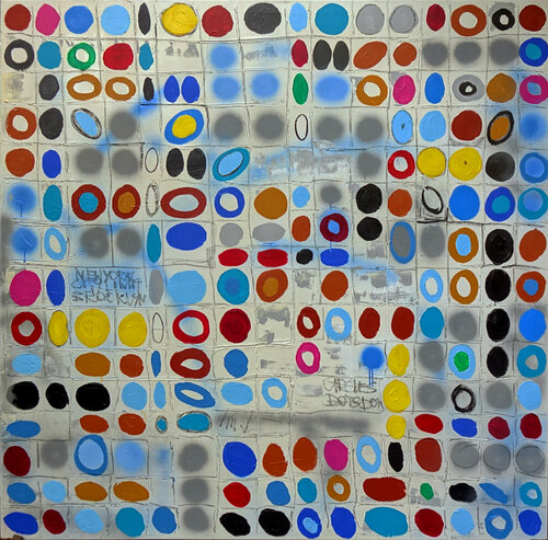Circles 2 by Wojtek Babski, Painting for Sale on Select