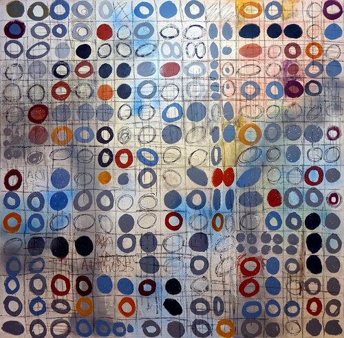 Circles 3 by Wojtek Babski, Painting for Sale on Select