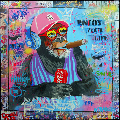 Enjoy Your Life by Wojtek Babski, Painting for Sale on Select