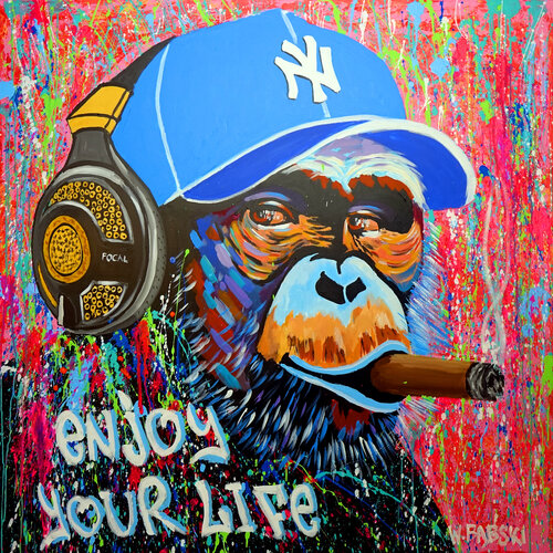 Enjoy Your Life by Wojtek Babski, Painting for Sale on Select