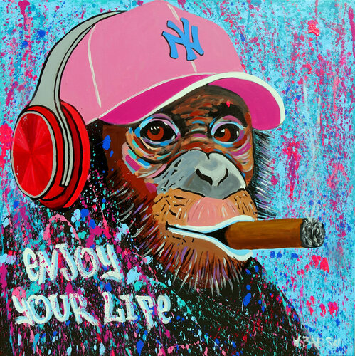 Enjoy Your Life by Wojtek Babski, Painting for Sale on Select