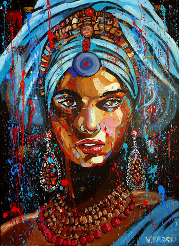 Scheherazade by Wojtek Babski, Painting for Sale on Select