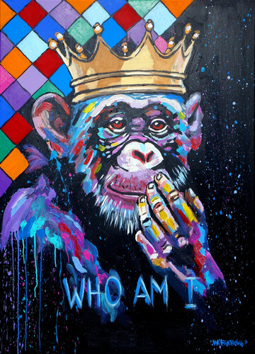 Who Am I by Wojtek Babski, Painting for Sale on Select