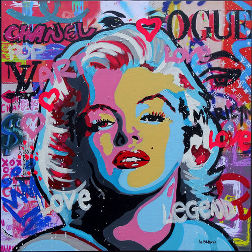 Marilyn M by Wojtek Babski, Painting for Sale on Select