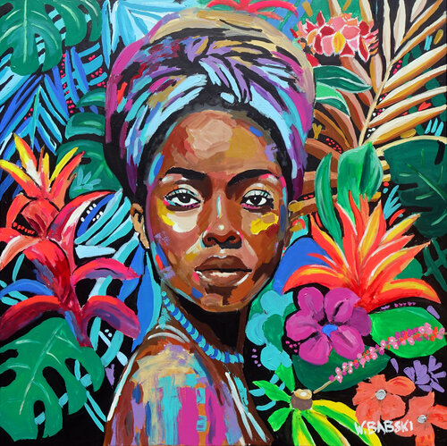 In the Jungle by Wojtek Babski, Painting for Sale on Select