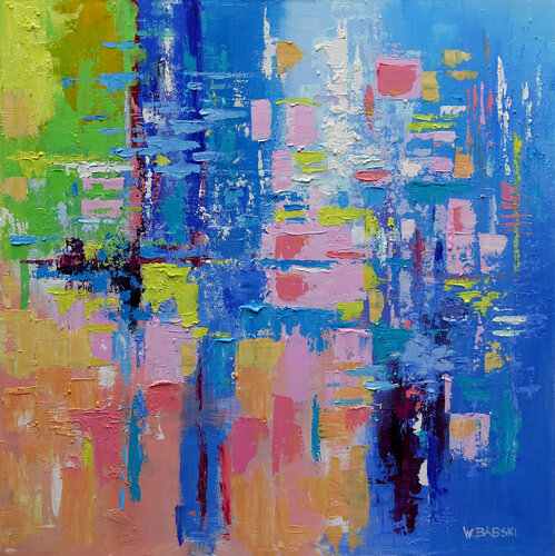 Spring Rhapsody 1 by Wojtek Babski, Painting for Sale on Select