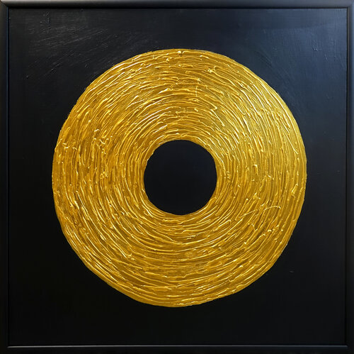 Golden Ring by Wojtek Babski, Painting for Sale on Select
