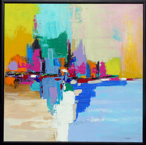 Abstraction 1 by Wojtek Babski, Painting for Sale on Select