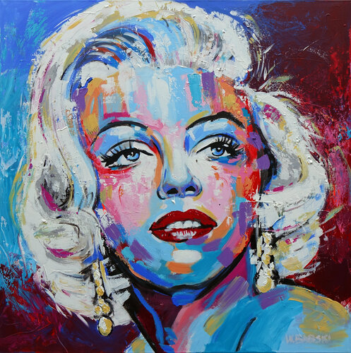 Marilyn 2 by Wojtek Babski, Painting for Sale on Select