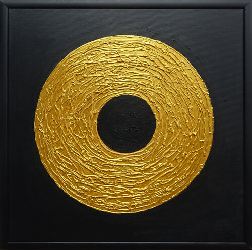 Golden Ring by Wojtek Babski, Painting for Sale on Select