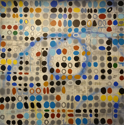 Circles by Wojtek Babski, Painting for Sale on Select