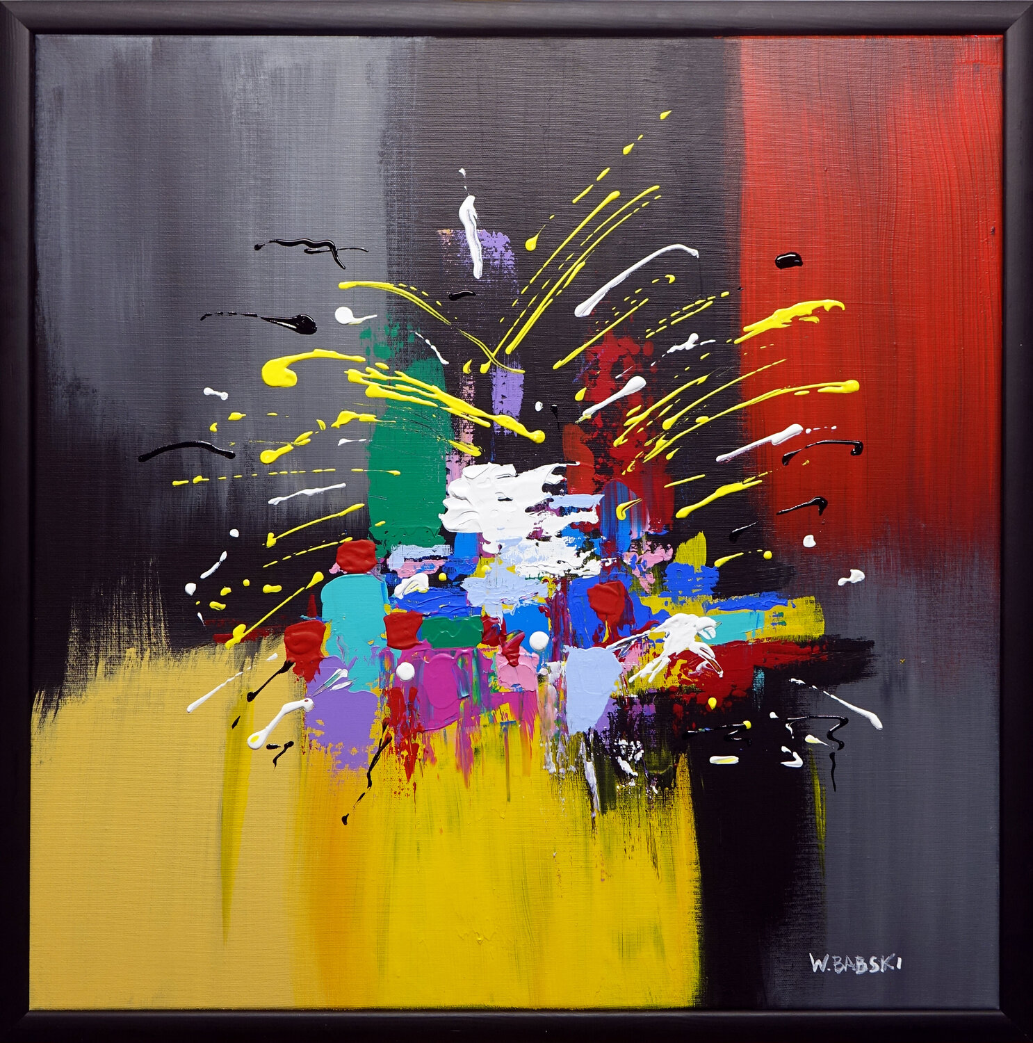 Abstract No Title 5 Wojtek Babski Original painting for sale
