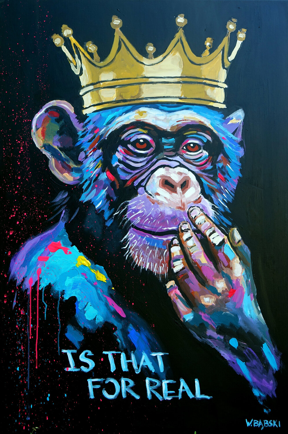 Is that for Real Wojtek Babski Original painting for sale