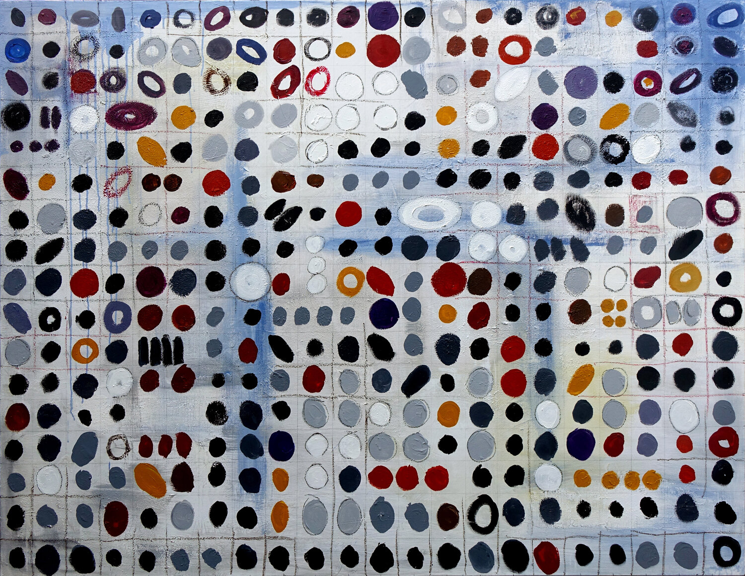 Circles 5 Wojtek Babski Original painting for sale