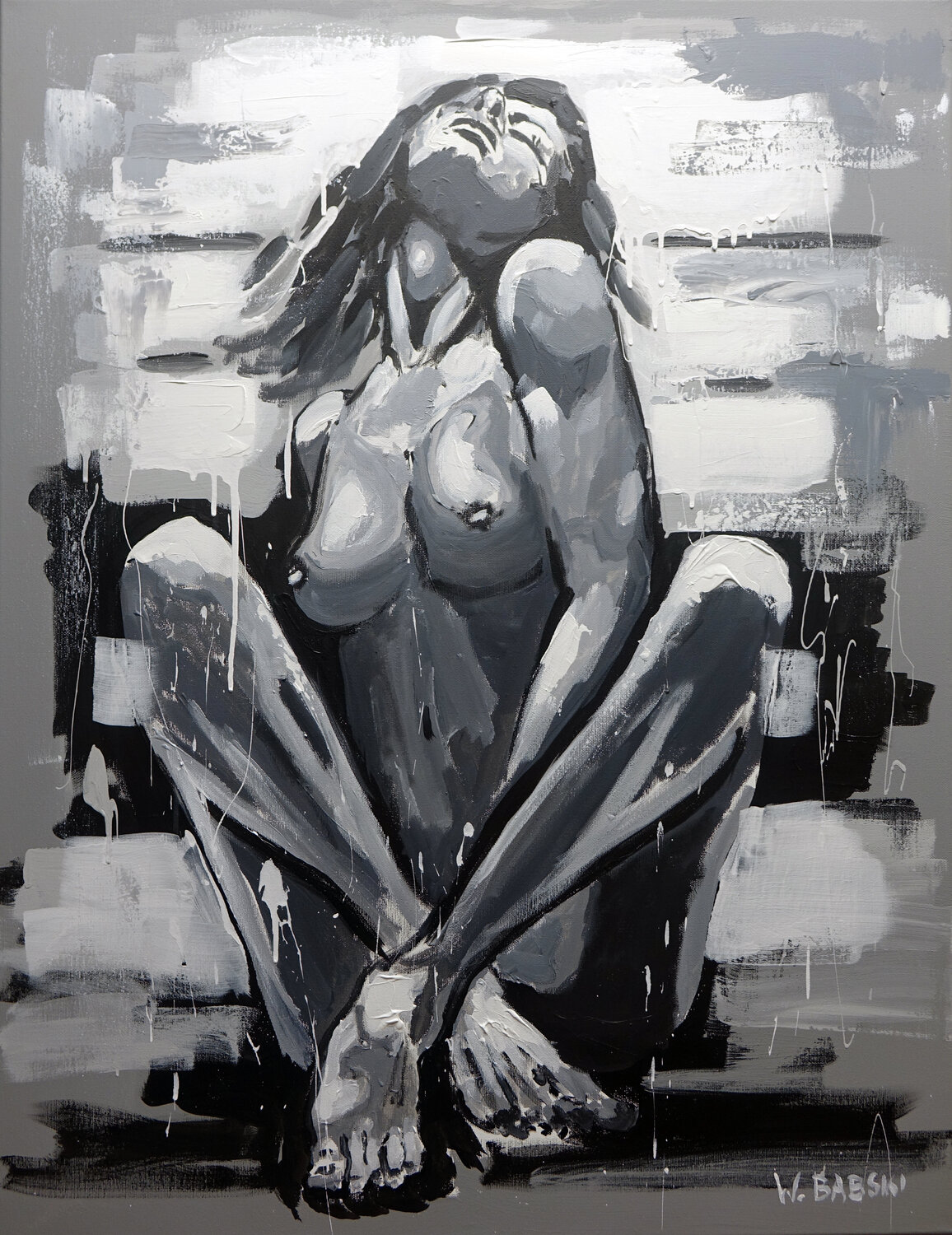 Ecstasy Wojtek Babski Original painting for sale