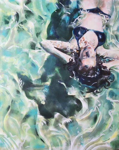 Summer relax by Marina Del Pozo, Painting for Sale on Select