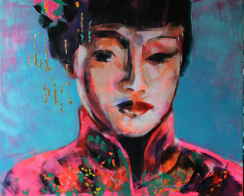 Respect 3 by Marina Del Pozo, Painting for Sale on Select