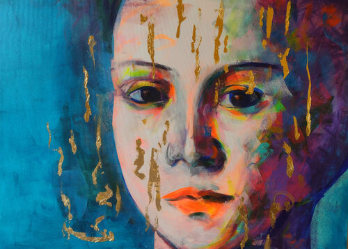 Time 5 by Marina Del Pozo, Painting for Sale on Select