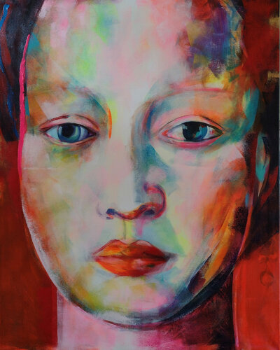 Retrato de Luz by Marina Del Pozo, Painting for Sale on Select