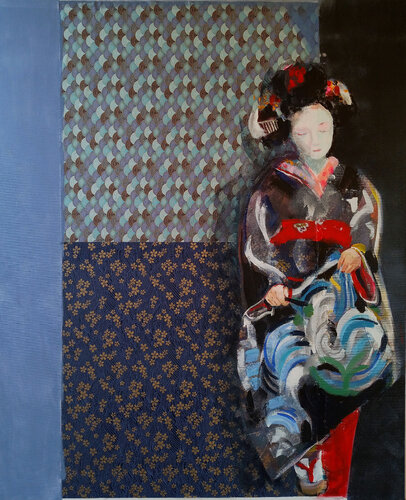Gheisa #6 by Marina Del Pozo, Painting for Sale on Select