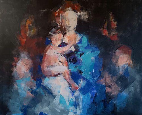 Mannerist Madonna by Marina Del Pozo, Painting for Sale on Select