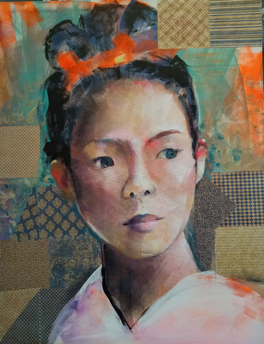Red flags by Marina Del Pozo, Painting for Sale on Select
