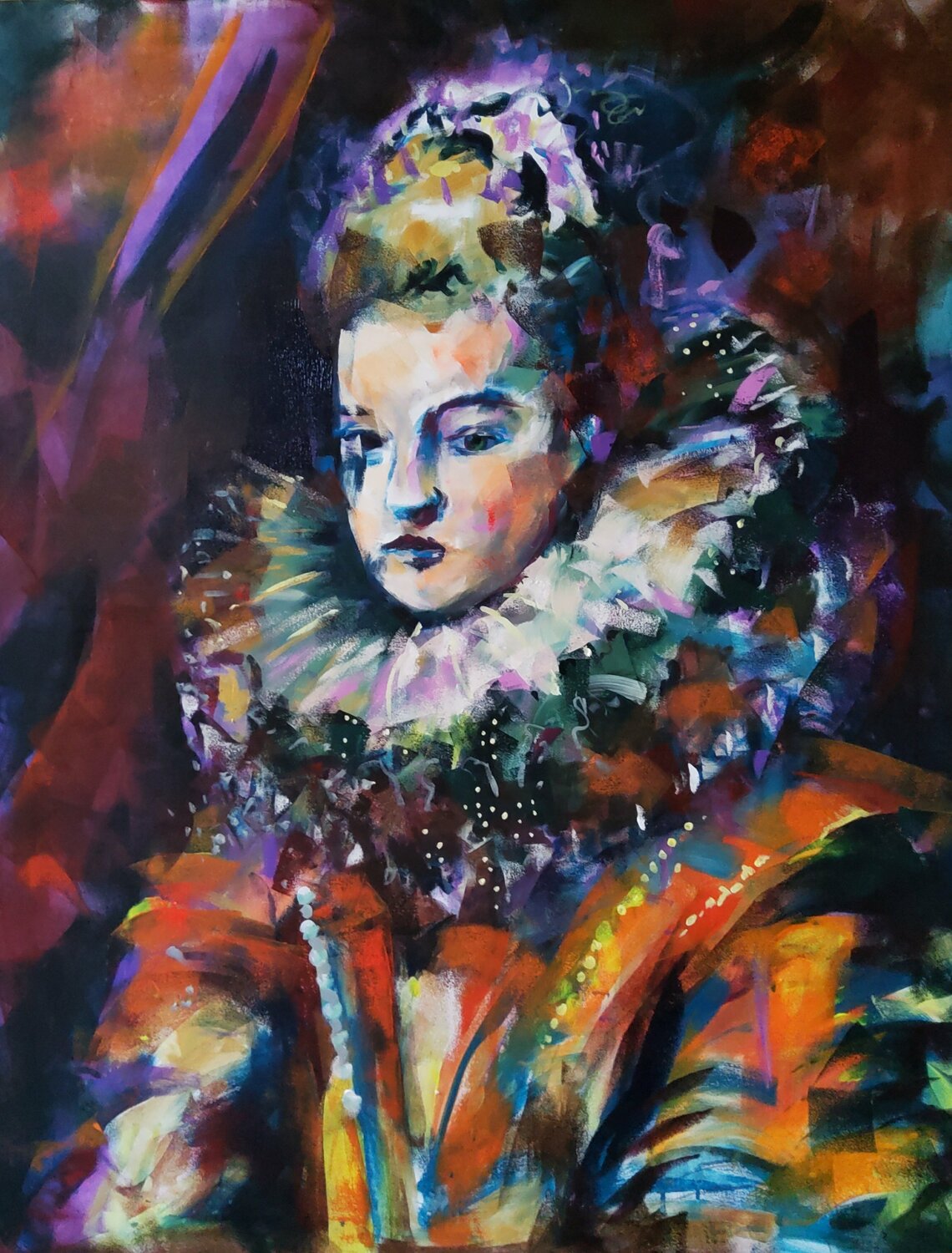 The survivor Marina Del Pozo Original painting for sale