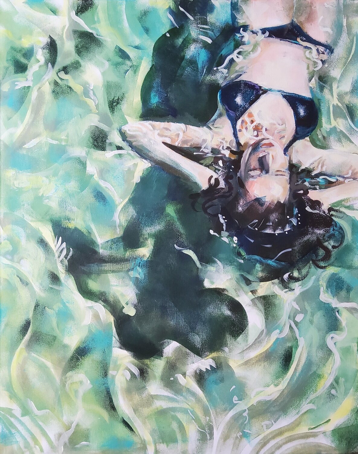 Summer relax Marina Del Pozo Original painting for sale