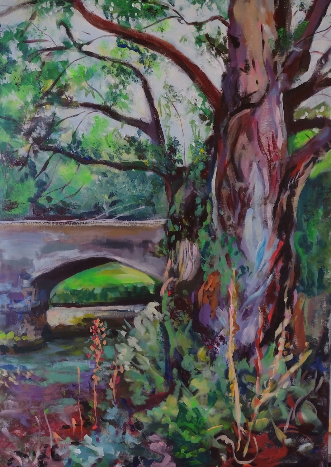 Paisaje Marina Del Pozo Original painting for sale