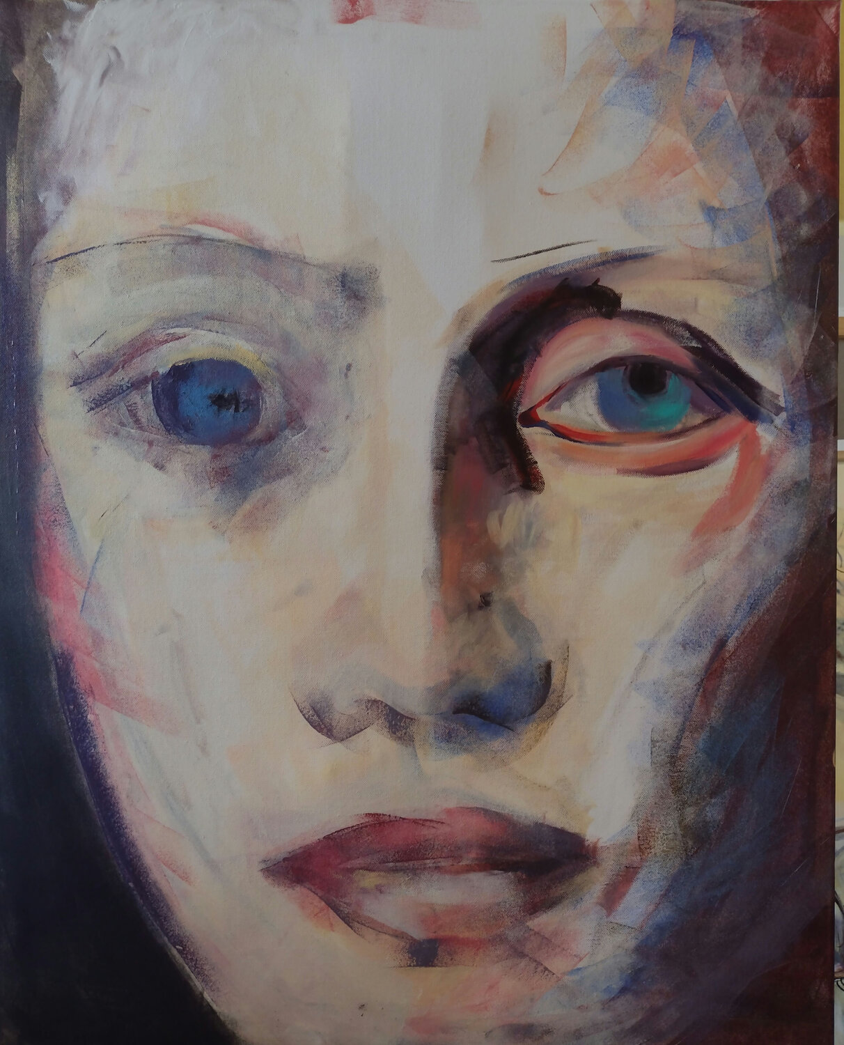 Portrait #1 Marina Del Pozo Original painting for sale