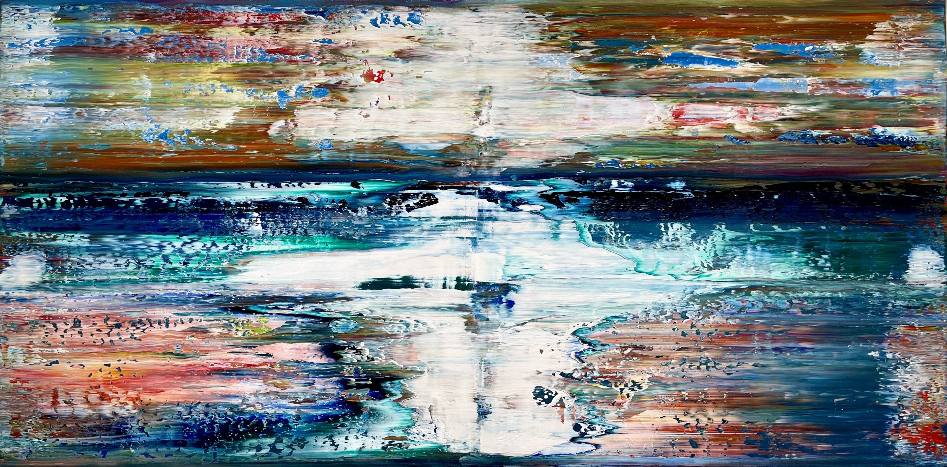 Sea horizon in deep blue waters, 2021-2041-3
