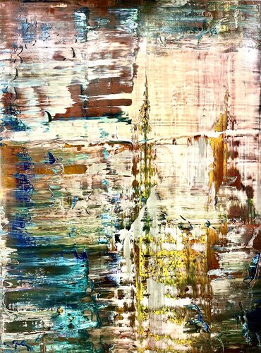 Demokrit, Interdependency of Atoms, 2020-2002-1-190x140 by Robert H N Rich, Painting for Sale on Select