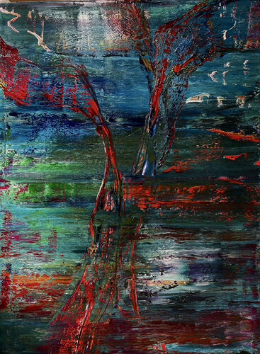 abstract informal no 2096-3 by Robert H N Rich, Painting for Sale on Select