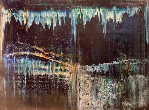 abstract informal no 2101-4 by Robert H N Rich, Painting for Sale on Select
