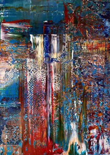 abstract informal no 2111-7 by Robert H N Rich, Painting for Sale on Select